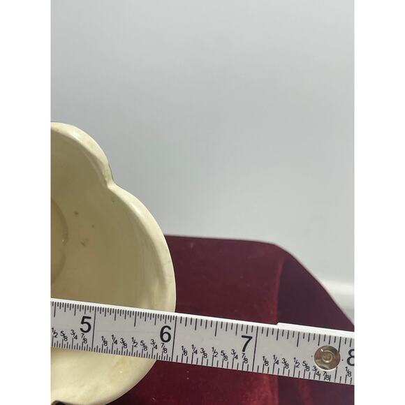 Gold Weeping vase Decor Hollywood Bottom says 24kt gold Made in USA 6" Vintage - Picture 5 of 7